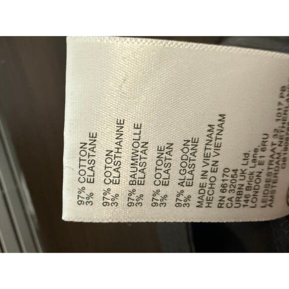 BDG Urban Outfitters Crishell Capri Cropped Y2K Pants Charcoal Size 0 - Picture 11 of 11